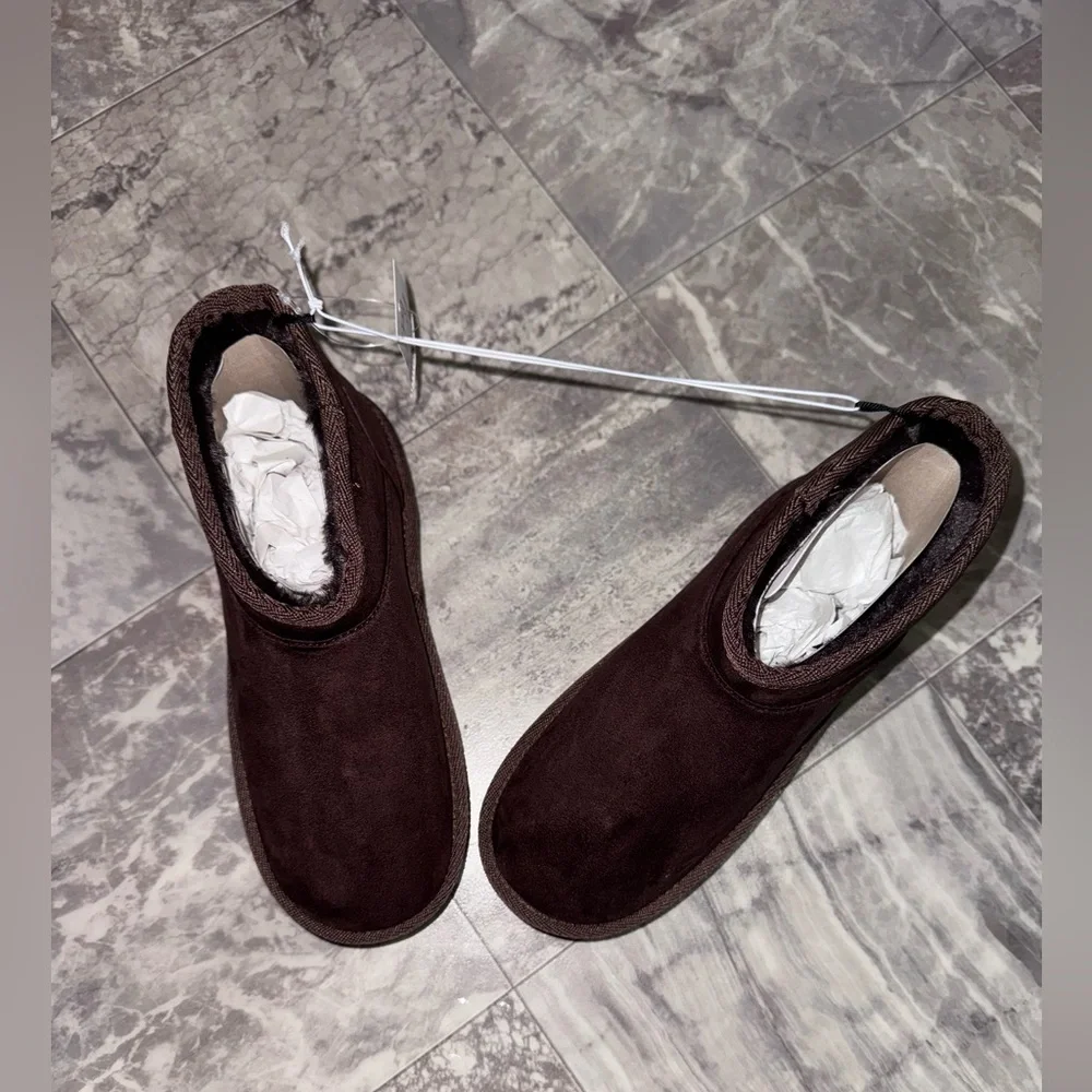 The Children’s Place Girls Brown Platform Ankle Boots Size 3 NEW